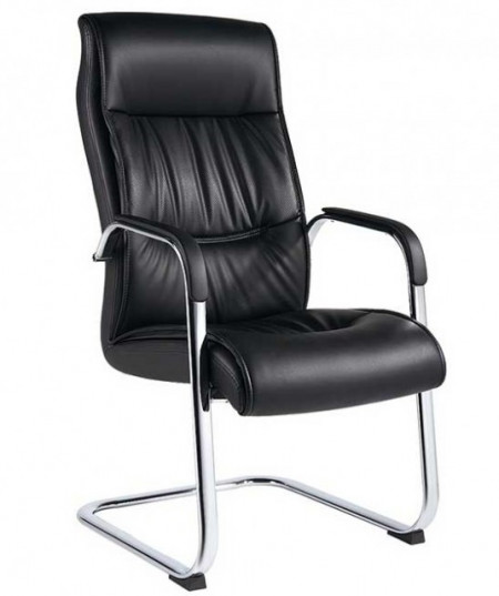 Konferencijska stolica B16 od eko kože - Crna ( 755-958 )