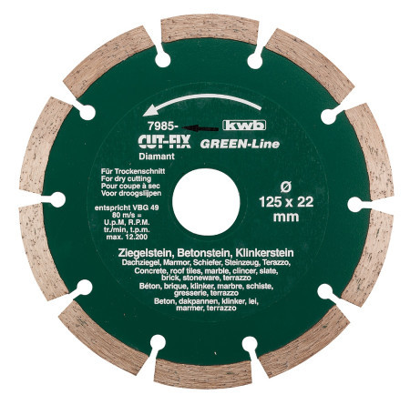 KWB green line diamant rezni disk 180, Cut-Fix, 7.0x2.0, segmentni ( KWB 49798740 )
