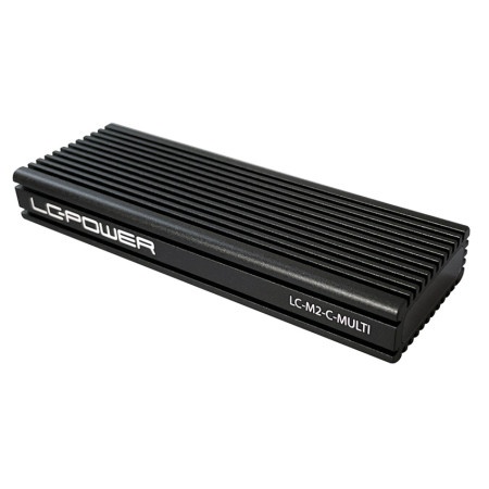 Lc power lc-m2-c-multi nvme enclosure for m.2 ssd usb3.2 gen.2x1 type c black Hdd ssd rack ( 19840 )