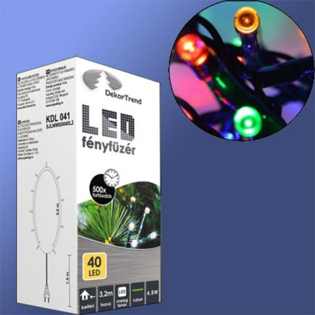 LED lampice 40 kom multi ( KDL 045 ) - Img 1