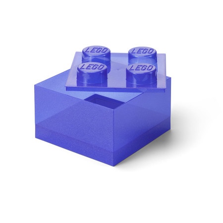 Lego kutija za odlaganje sa poklopcem (4): Svetlucava ljubičasta ( 40090800 )