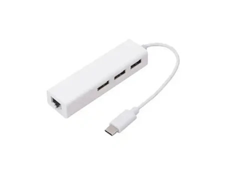 Linkom USB adapter-koverter TIP C - 3xUSB 3.0+RJ45