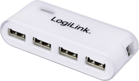 LogiLink USB 2.0 HUB, 4-Port, beli ( 4444 ) - Img 1