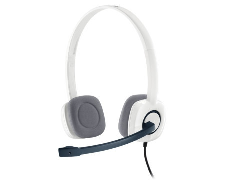 Logitech H150 stereo headset slušalice sa mikrofonom bele - Img 1
