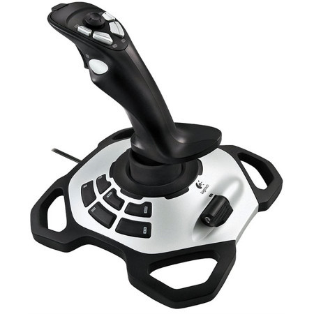 Logitech joystick extreme 3D pro - silver black - USB ( 942-000031 )
