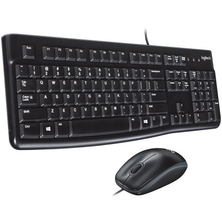 Logitech MK120 Corded Combo - BLACK - USB - US INTL ( 920-002562 )