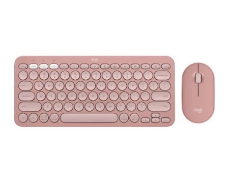 Logitech pebble2 wireless combo US tastatura i miš roze