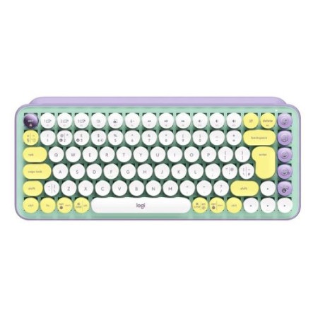 Logitech pop keys with emoji, daydream mint wireless tastatura