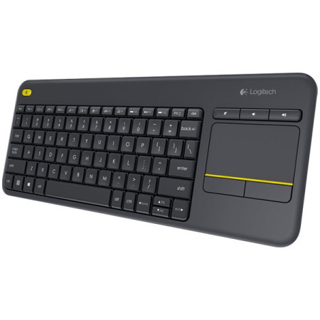 Logitech Wireless Touch Keyboard K400 Plus - EMEA - Slovenian layout - Black ( 920-008385 ) - Img 1