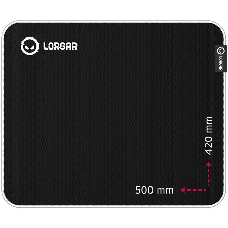 Lorgar legacer 755, gaming mouse pad, ultra-gliding surface, 500mm x 420mm x 3mm ( LRG-CMP755 ) - Img 1