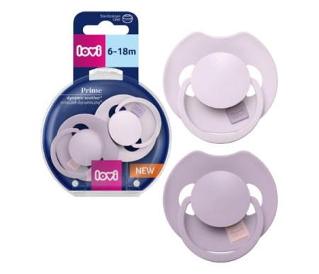 Lovi prime silicone dynamic varalica 6-18m (2kom) - lilac/violet 34/422 ( 34/422 )