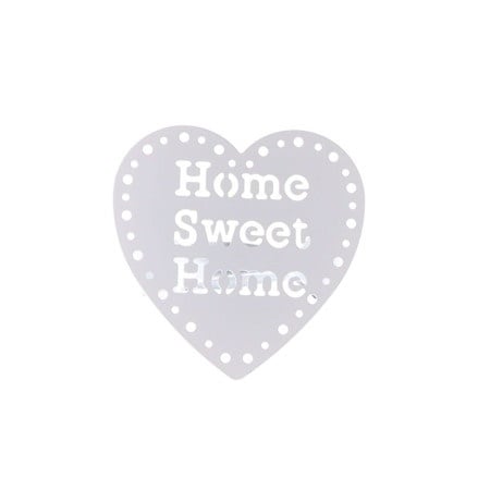 Luance gm home sweet home snala za zavese x 2 metal l sjajno bela ( 3098102 )