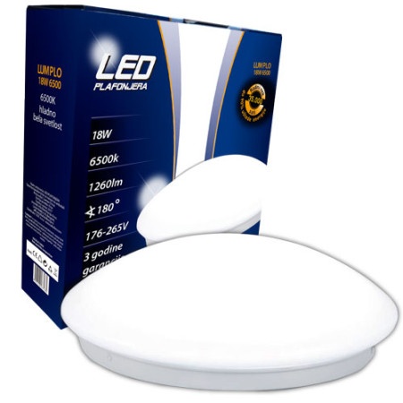 Lumax led plafonjera lumplo-18w 6500k 1260lm ( 003516 )