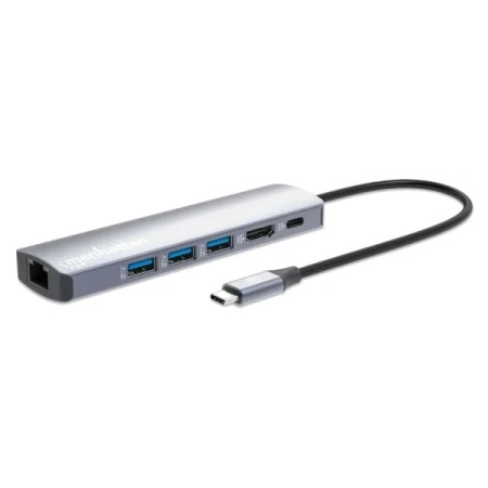Manhattan USB-C PD 6-in-1 4K Multiport Hub