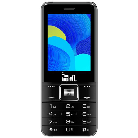 MeanIT 2.8" ekran, Dual SIM, BT, FM radio, crna - F2 max black mobilni telefon