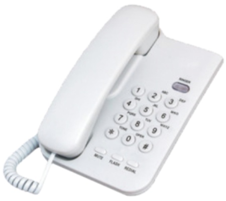 Meanit st100 telefon analogni, stoni, beli