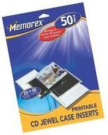 Memorex Jewel Case Inserts 25/50pcs ( 330754 ) - Img 1