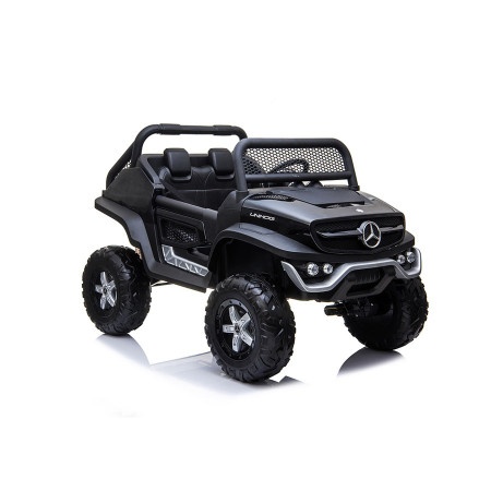 Mercedes unimog 4x4 licencirani automobil na akumulator Crni