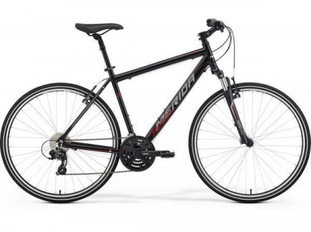 Merida crossway 15-V bicikl 28"/24 silk black-red-white 58" ( 295450-58 )