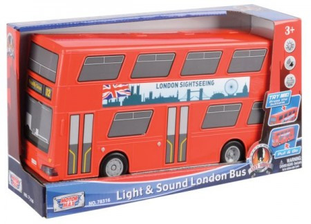 Metalni auto 12 light & sound London bus ( 25/78316 )