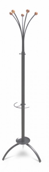 Metalni čiviluk sa držačem za kišobrane PALMA - Alum - Img 1