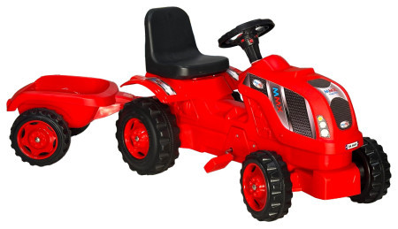 Micromax globo traktor MMX plus sa prikolicom crveni ( 10282 )