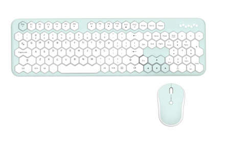 Mofii WL honey comb set tastatura i miš u zrlrnobeloj boji ( SMK-649M5AGGNWH )