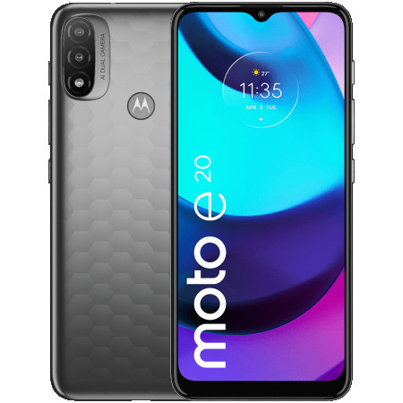 Motorola e20, XT2155-6_GG, 6.5&quot; 720x1600px, HD+, Dual SIM, UNISOC T606, 232GB, microSD, 13MP+2MP, AF, LED Flash, Front 5MP, GPS, FM Radio, - Img 1