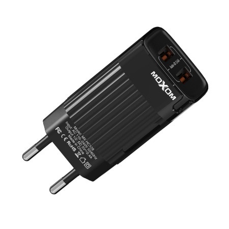 Moxom mx-hc128 2.4a 2xusb type c crni Kucni punjac ( P1104 )