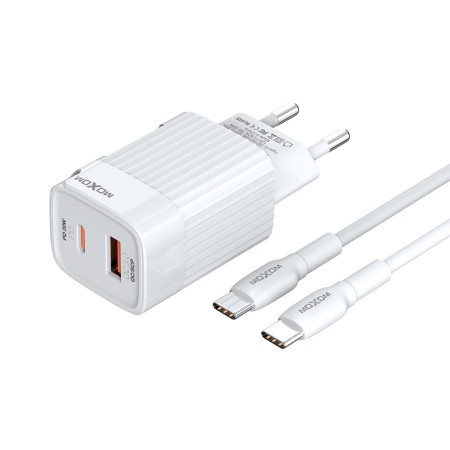 Moxom mx-hc129 20w type-c na type-c beli Kucni punjac ( P1134 )