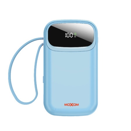 Moxom Power bank mx-pb135 fast 20000mah qc22.5w+ pd20w 2.4a plavi ( BAT2672 )