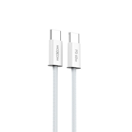 Moxom Usb data kabal mx-cb238 60w type-c na type-c beli ( U2201 )