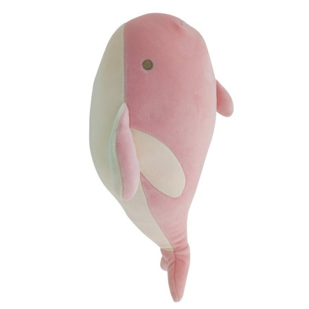 Moye 2 in 1 pillow pink whale ( 049529 )