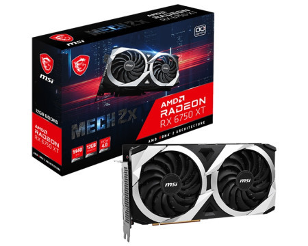 MSI AMD radeon RX 6750 12GB 192bit RX 6750 XT MECH 2X 12G OC grafička kartica