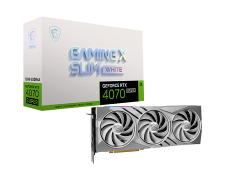 Msi nVidia GeForce RTX 4070 12GB RTX 4070 SUPER 12G GAMING X SLIM WHITE grafička karta