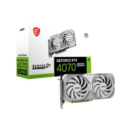 MSI v513-642r geforce rtx 4070 super ventus 2x 12gb ddr6 white svga