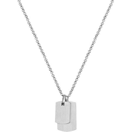 Muška santa barbara polo srebrna ogrlica od hirurškog Čelika ( sbj.6.5021.1 )