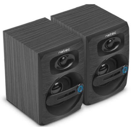 Natec Cougar stereo speakers 2.0, 6W RMS black ( NGL-1641 )