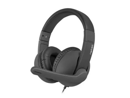 Natec Rhea stereo headset with volume control black ( NSL-1452 )