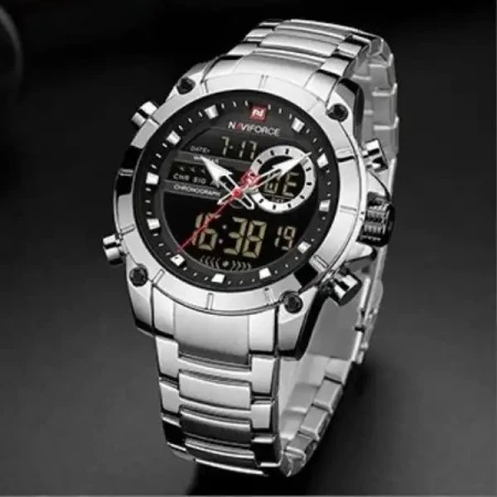 Naviforce 9163 silver sat-1