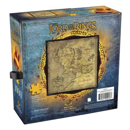 Noble Collection Lord Of The Rings - Middle-Earth Map Puzzle (1000 pc) ( 056987 )  - Img 1