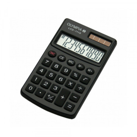 Olympia kalkulator LCD 1110 black ( 1055 )