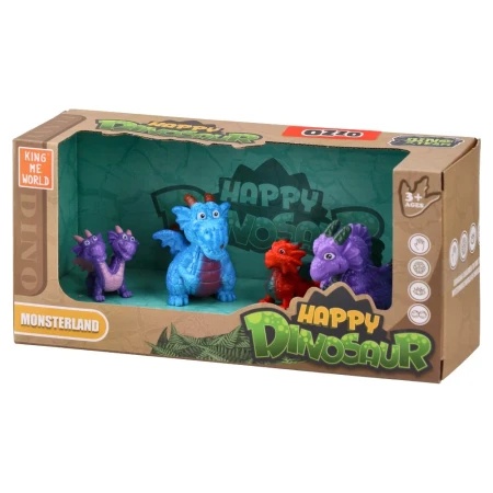 Ozzo king me world set figura bebe dinosaurusi 4k miks ( 867402 )