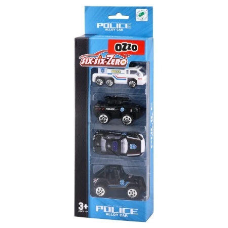 Ozzo six six zero igračka set automobila 614 policijski automobili ( 861406 )