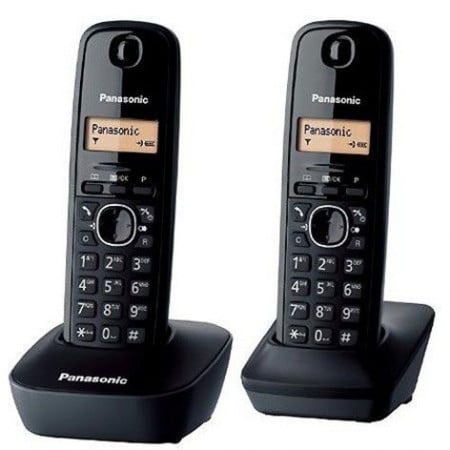 Panasonic KX-TG1612FXH DUO crni telefon - Img 1
