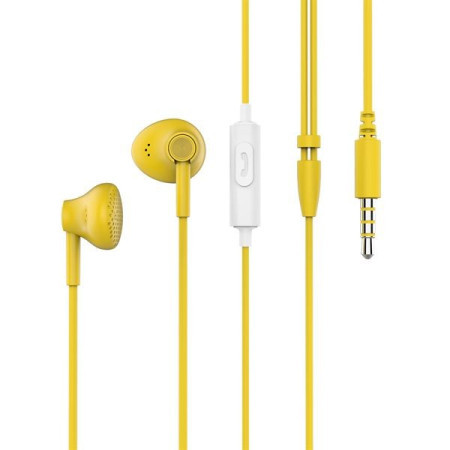 Pantone žičane slušalice u žutoj boji ( PT-WDE001Y )