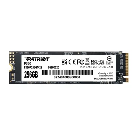 Patriot p320p256gm28 p320 2200mbs/1200mbs ssd m.2 nvme 256gb