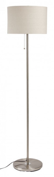 Podna lampa kristof V145cm brušeni čelik ( 4911574 )