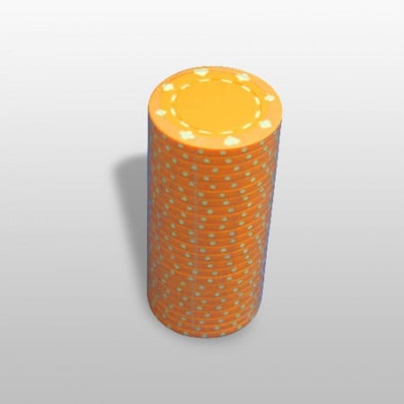 Poker žeton - Narandžasti ( MAN-061 ORANGE )