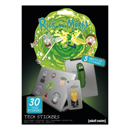 Pyramid International Rick and Morty (Adventures) Tech Stickers ( 045187 )